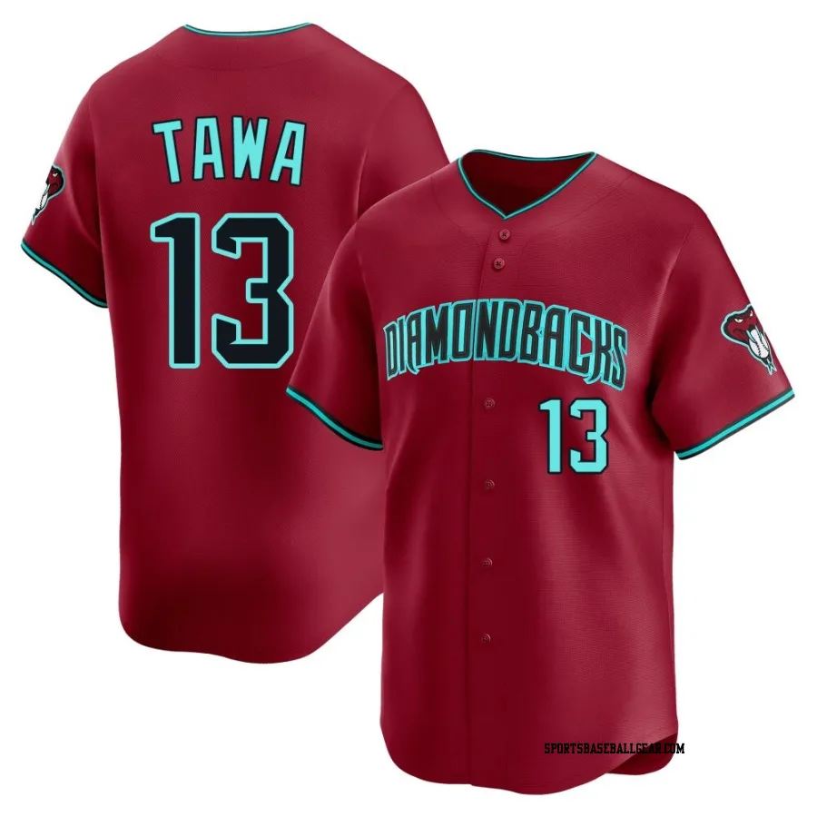 Tim Tawa Men's Arizona Diamondbacks Red Limited Alternate Jersey