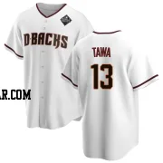 Tim Tawa Men's Arizona Diamondbacks White Replica Home 2023 World Series Jersey