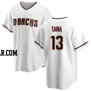 Tim Tawa Men's Arizona Diamondbacks White Replica Home Jersey