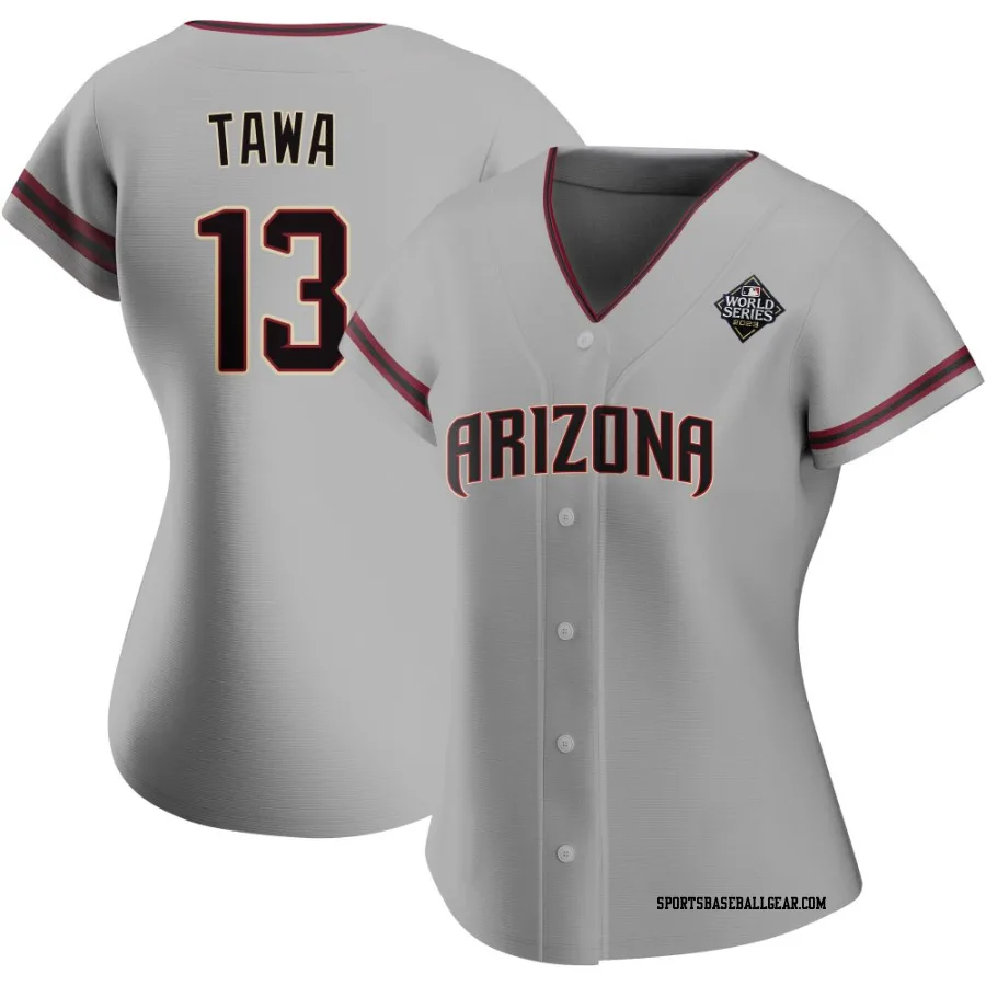 Tim Tawa Women's Arizona Diamondbacks Gray Replica Road 2023 World Series Jersey