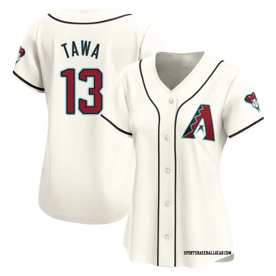 Tim Tawa Women's Arizona Diamondbacks White Limited Home Jersey