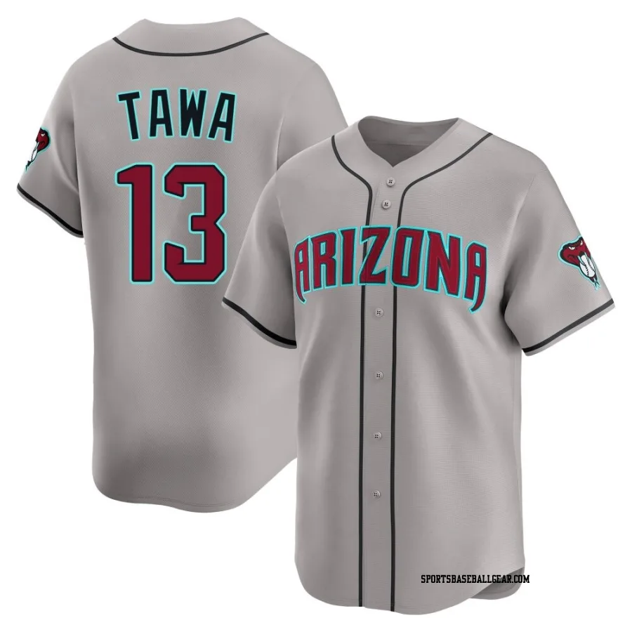 Tim Tawa Youth Arizona Diamondbacks Gray Limited Alternate Jersey