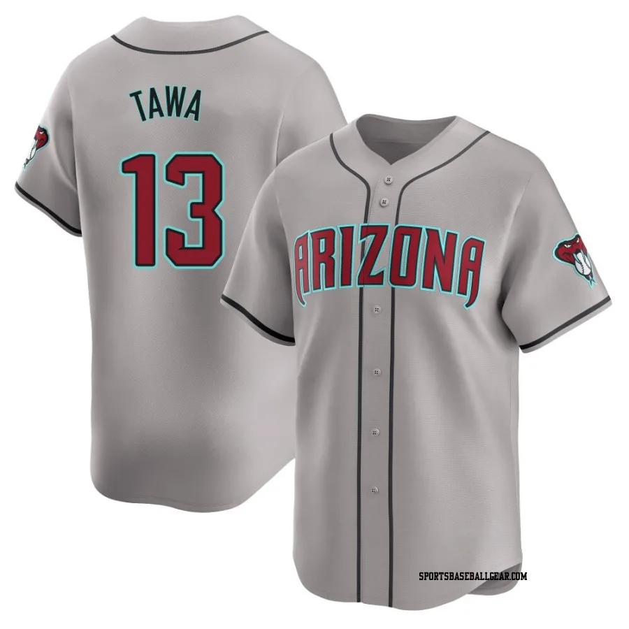Tim Tawa Youth Arizona Diamondbacks Gray Limited Away Jersey