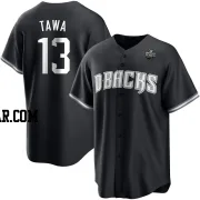 Tim Tawa Youth Arizona Diamondbacks White Replica Black 2023 World Series Jersey