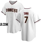 Timothy Tawa Men's Arizona Diamondbacks White Replica Home Jersey
