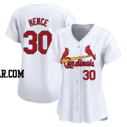 Tink Hence Women's St. Louis Cardinals White Limited Home Jersey