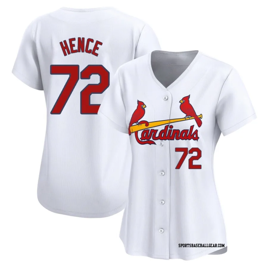 Tink Hence Women's St. Louis Cardinals White Limited Home Jersey