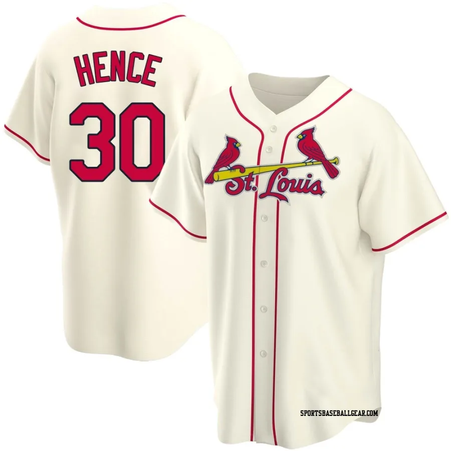 Tink Hence Youth St. Louis Cardinals Cream Replica Alternate Jersey