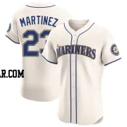Tino Martinez Men's Seattle Mariners Cream Elite Alternate Jersey