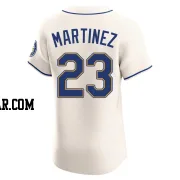 Tino Martinez Men's Seattle Mariners Cream Elite Alternate Jersey