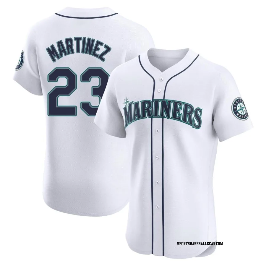Tino Martinez Men's Seattle Mariners White Elite Home Jersey