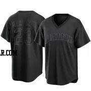 Tino Martinez Youth Seattle Mariners Black Replica Pitch Fashion Jersey