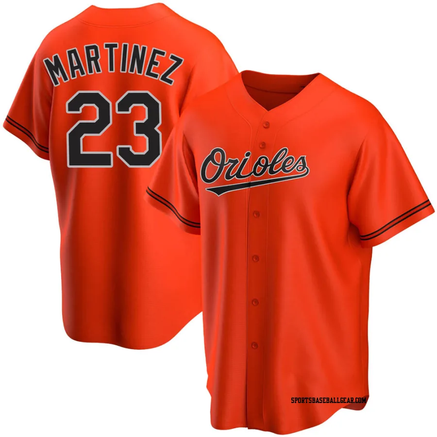 Tippy Martinez Men's Baltimore Orioles Orange Replica Alternate Jersey