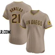 Tirso Ornelas Men's San Diego Padres Brown Elite Alternate Jersey