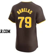 Tirso Ornelas Men's San Diego Padres Brown Elite Road Vapor Premier Jersey