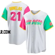 Tirso Ornelas Men's San Diego Padres White Replica 2022 City Connect Jersey