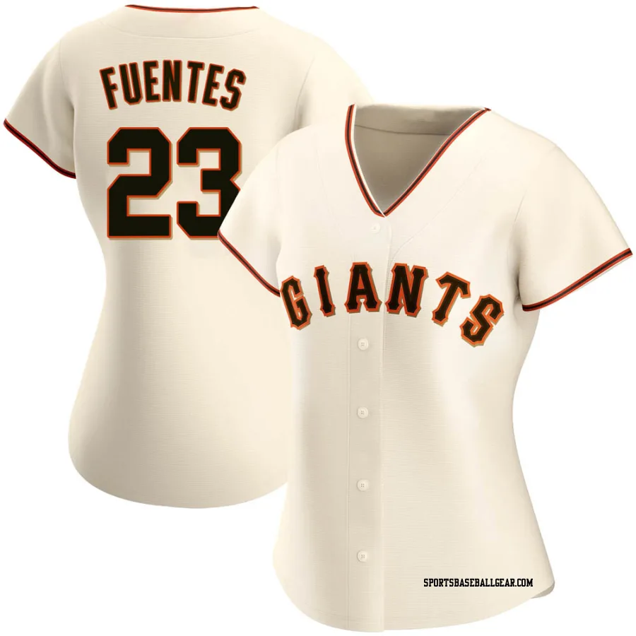 Tito Fuentes Women's San Francisco Giants Cream Replica Home Jersey