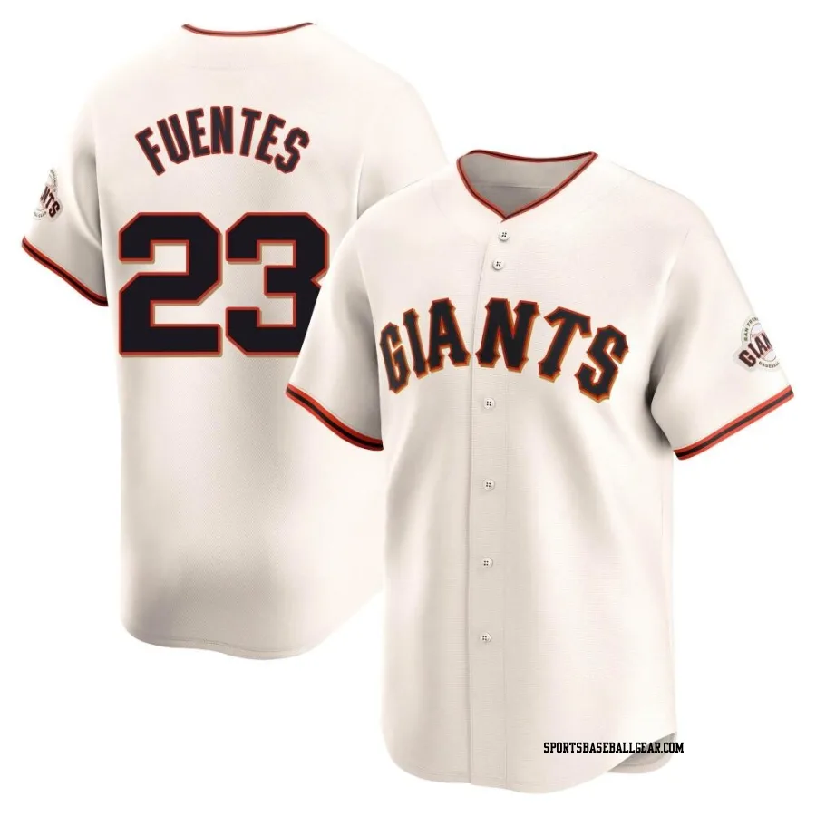 Tito Fuentes Youth San Francisco Giants Cream Limited Home Jersey
