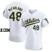 T.J. McFarland Men's Oakland Athletics White Elite Home Jersey