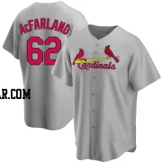 T.J. McFarland Men's St. Louis Cardinals Gray Replica Road Jersey