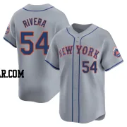 T.J. Rivera Men's New York Mets Gray Limited Away Jersey