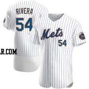T.J. Rivera Men's New York Mets White Authentic Home Jersey
