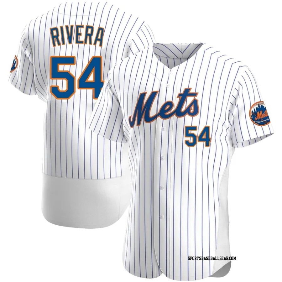 T.J. Rivera Men's New York Mets White Authentic Home Jersey