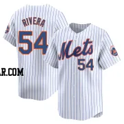T.J. Rivera Men's New York Mets White Limited Home Jersey