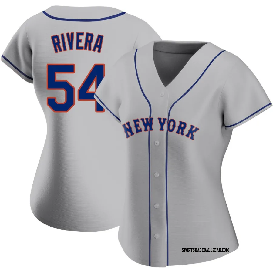 T.J. Rivera Women's New York Mets Gray Authentic Road Jersey
