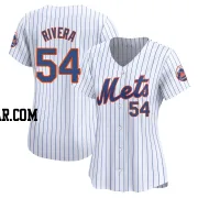 T.J. Rivera Women's New York Mets White Limited Home Jersey