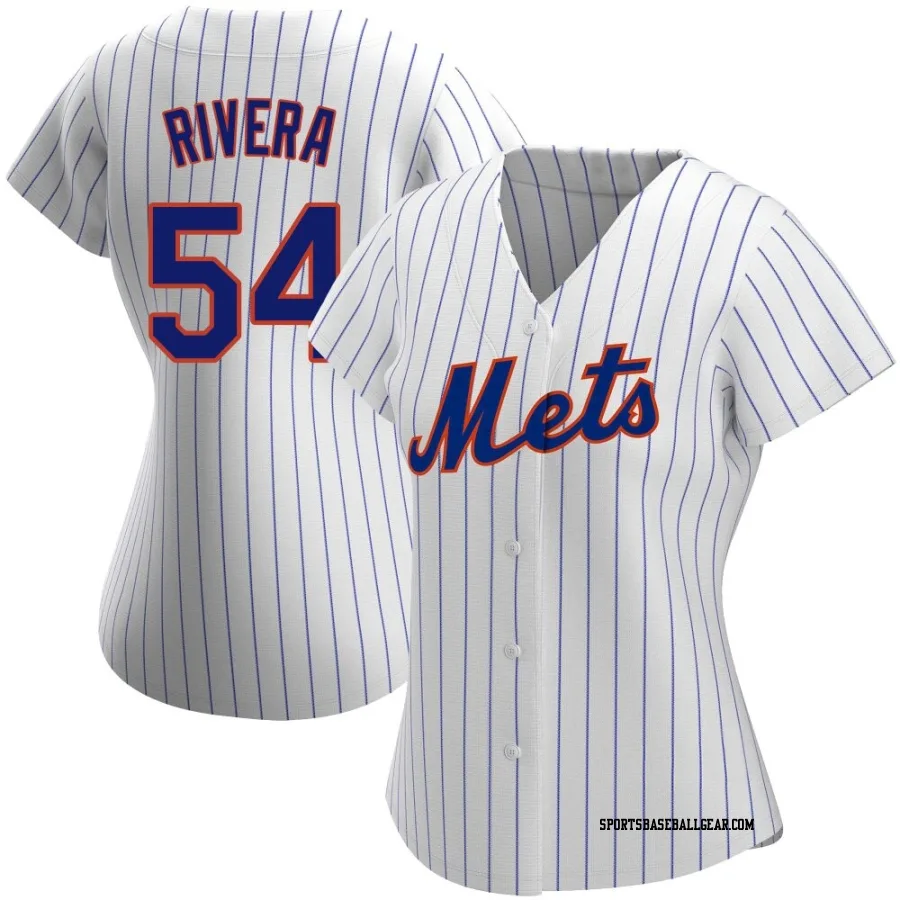 T.J. Rivera Women's New York Mets White Replica Home Jersey