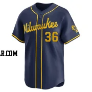 Tobias Myers Men's Milwaukee Brewers Navy Limited Alternate Jersey