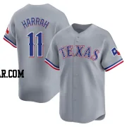 Toby Harrah Youth Texas Rangers Gray Limited Away Jersey