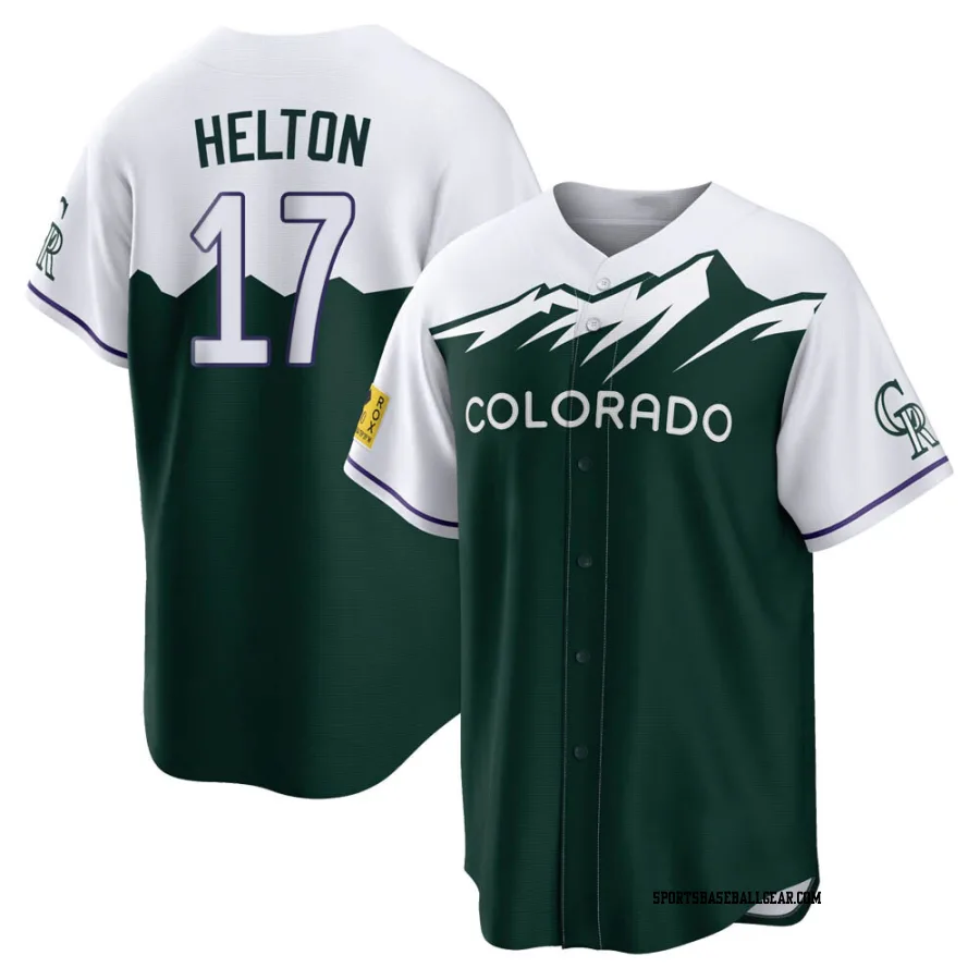 Todd Helton Men's Colorado Rockies Green Replica 2022 City Connect Jersey