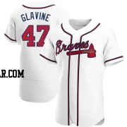 Tom Glavine Men's Atlanta Braves White Authentic Home Jersey