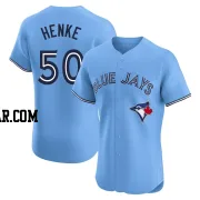 Tom Henke Men's Toronto Blue Jays Blue Elite Powder Alternate Jersey