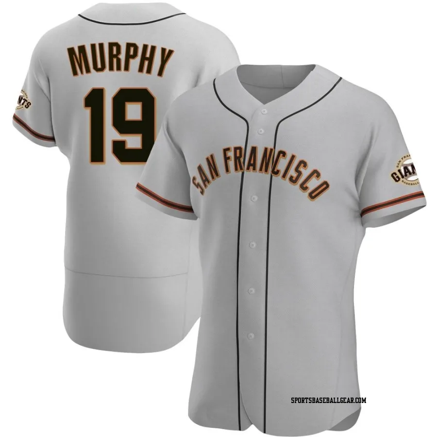 Tom Murphy Men's San Francisco Giants Gray Authentic Road Jersey