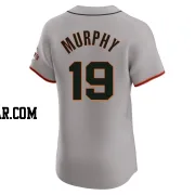 Tom Murphy Men's San Francisco Giants Gray Elite Road Jersey