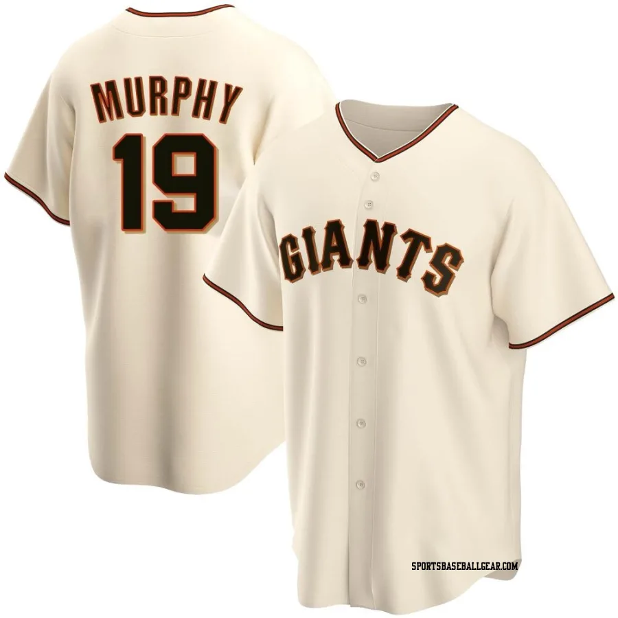 Tom Murphy Youth San Francisco Giants Cream Replica Home Jersey