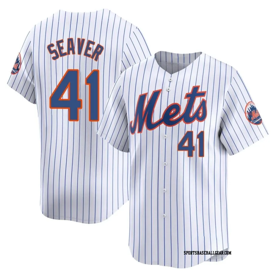 Tom Seaver Men's New York Mets White Limited Home Jersey