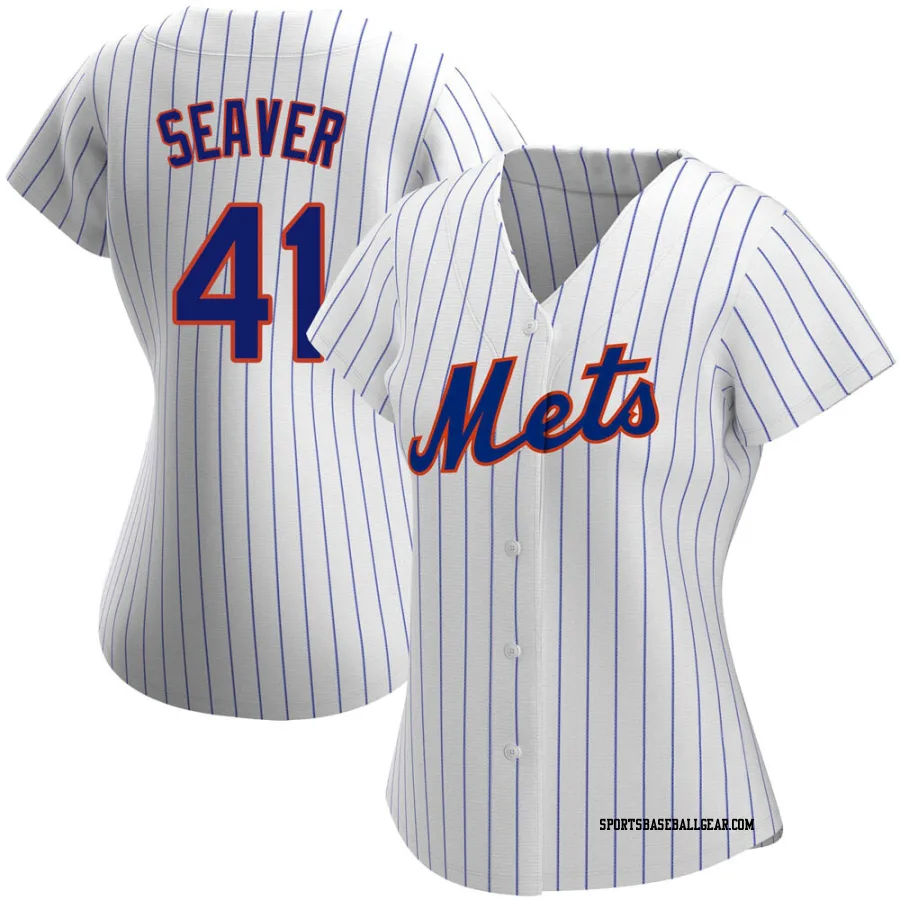 Tom Seaver Women's New York Mets White Authentic Home Jersey