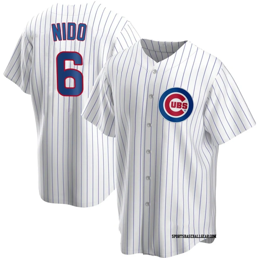 Tomás Nido Men's Chicago Cubs White Replica Tomas Nido Home Jersey