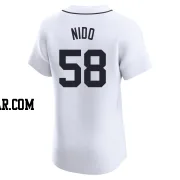 Tomas Nido Men's Detroit Tigers White Elite Home Jersey