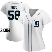 Tomas Nido Women's Detroit Tigers White Authentic Home Jersey
