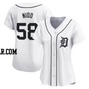 Tomas Nido Women's Detroit Tigers White Limited Home Jersey