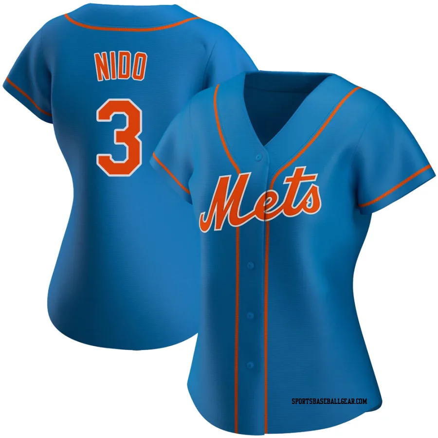 Tomas Nido Women's New York Mets Royal Replica Alternate Jersey