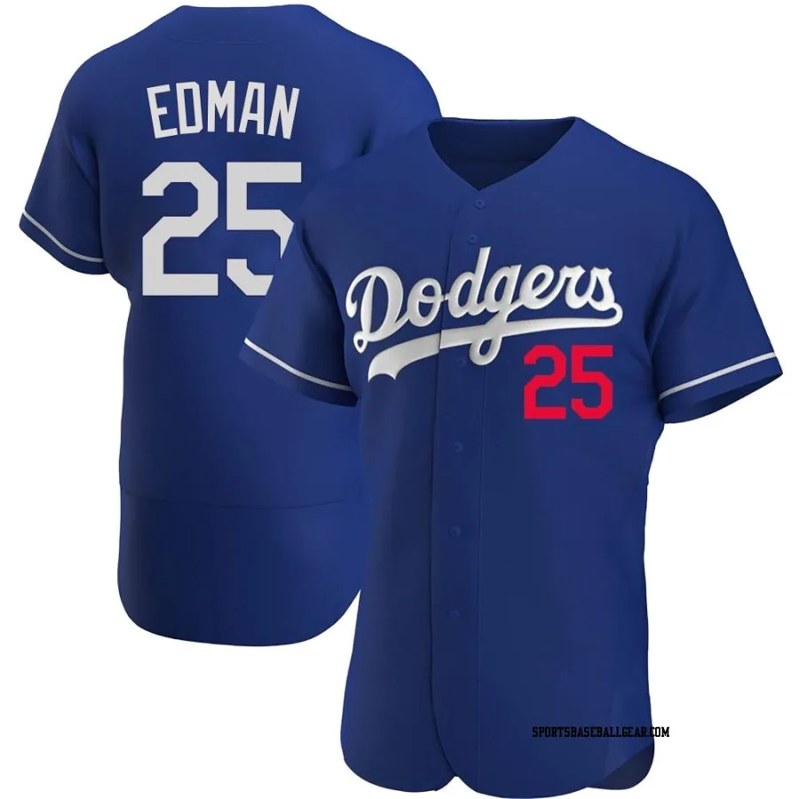 Tommy Edman Men's Los Angeles Dodgers Royal Authentic Alternate Jersey