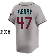 Tommy Henry Youth Arizona Diamondbacks Gray Limited Alternate Jersey