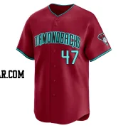 Tommy Henry Youth Arizona Diamondbacks Red Limited Alternate Jersey