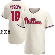 Tommy Joseph Men's Philadelphia Phillies Cream Authentic Alternate Jersey
